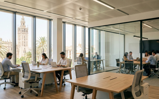 Oficina con vistas en Sevilla