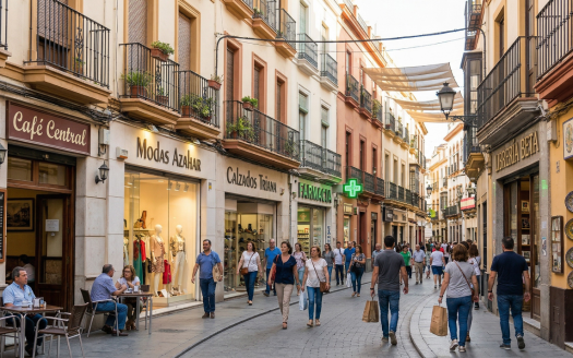 Calle comercial de Sevilla