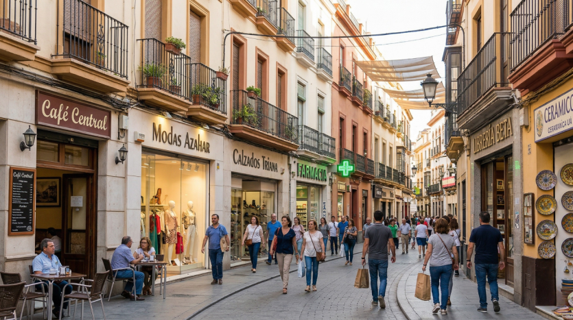 Calle comercial de Sevilla
